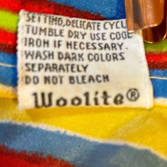 Vintage Lady Manhattan stripped blouse with dart collar. - Picture 9 of 11